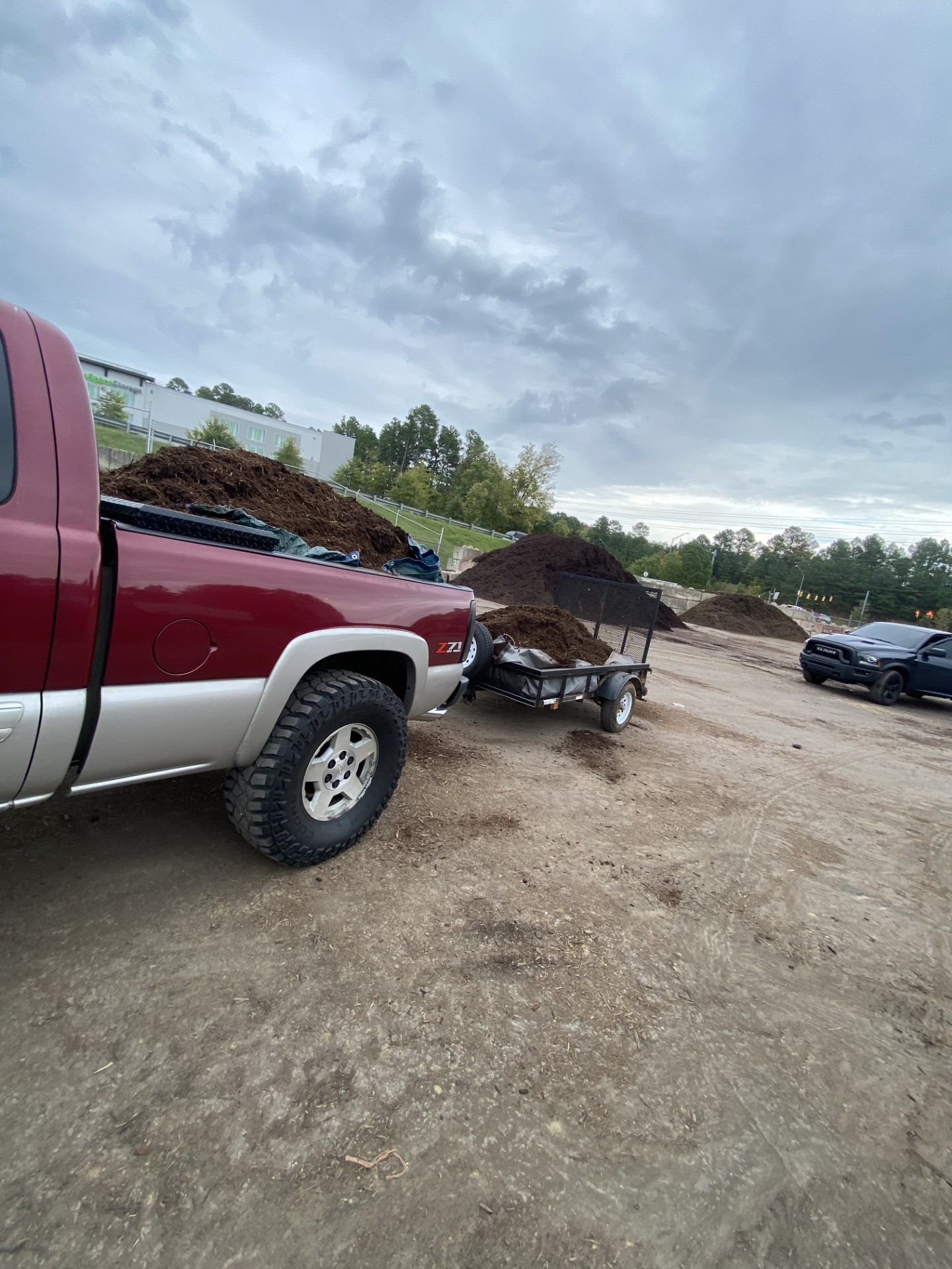 Mulch job